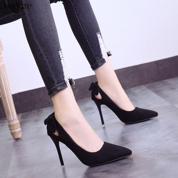 dress shoes autumn 2021 fashion wild bow 10cm high heel women's fine with pointed shallow mouth, Black
dress shoes autumn 2021 fashion wild bow 10cm high heel women's fine with pointed shallow mouth, Black