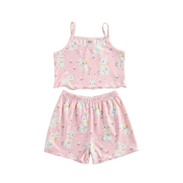 clothing sets 2021 baby summer girl easter set, cute cartoon print sleeveless sling shorts two-piece suit vacation party, White
clothing sets 2021 baby summer girl easter set, cute cartoon print sleeveless sling shorts two-piece suit vacation party, White