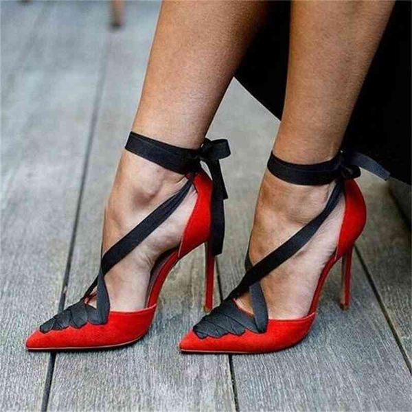 elegant red to thin hells eight inches /10cm/12cm cross-tied women's shoes flat-size, Black
elegant red to thin hells eight inches /10cm/12cm cross-tied women's shoes flat-size, Black