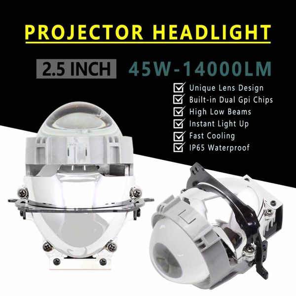 other lighting system arrival 2.5 inch 45w 6500k car bi led projector lense headlight auto headlamp light diy accessories
other lighting system arrival 2.5 inch 45w 6500k car bi led projector lense headlight auto headlamp light diy accessories