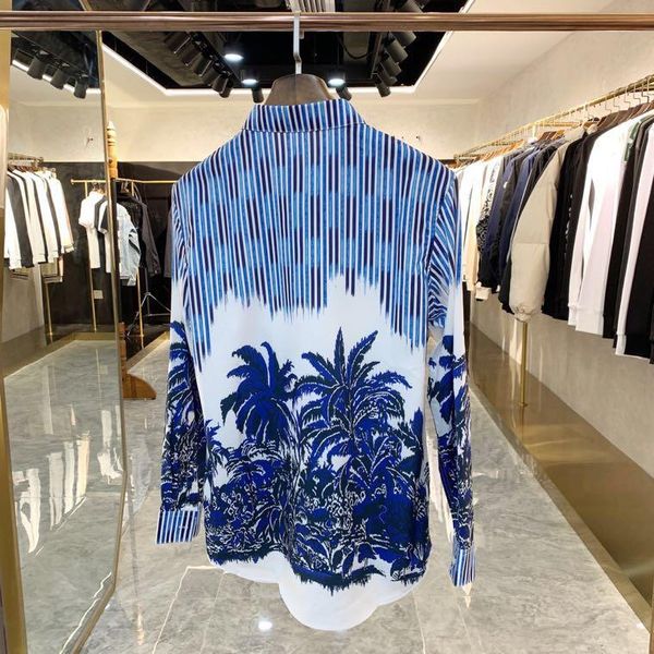 men's casual shirts wz1037 fashion 2021 runway luxury european design party style clothing, White;black
men's casual shirts wz1037 fashion 2021 runway luxury european design party style clothing, White;black