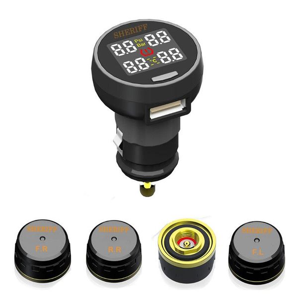 est tyresafe tp200 lcd wireless tire pressure monitor system tpms with cigarette charger external sensor anti-lost alarm
est tyresafe tp200 lcd wireless tire pressure monitor system tpms with cigarette charger external sensor anti-lost alarm