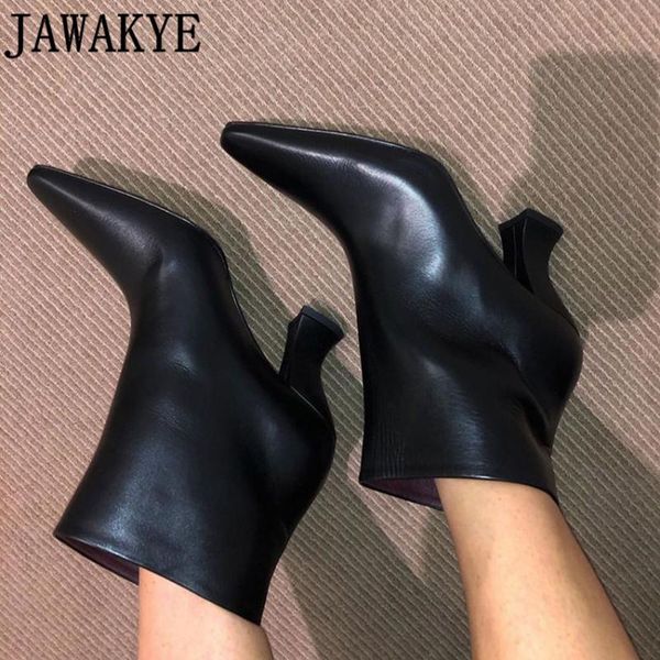 boots small square toe ankle genuine leather high heel short winter designer quality shoes women, Black
boots small square toe ankle genuine leather high heel short winter designer quality shoes women, Black