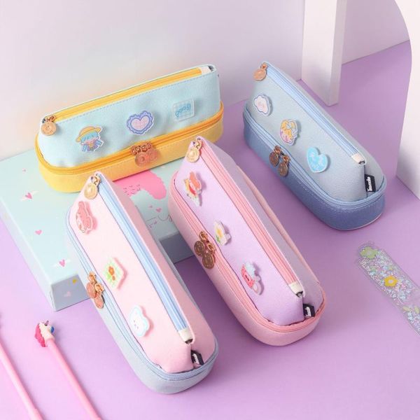 pencil cases macaron candy case cartoon cute large capacity canvas double layer schoolgirl stationery box kawaii bag makeup
pencil cases macaron candy case cartoon cute large capacity canvas double layer schoolgirl stationery box kawaii bag makeup