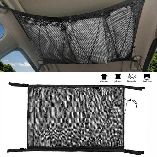 90*65cm car roof ceiling cargo net auto travel portable pocket mesh storage bag interior sundries pouch for cars truck organizer
90*65cm car roof ceiling cargo net auto travel portable pocket mesh storage bag interior sundries pouch for cars truck organizer