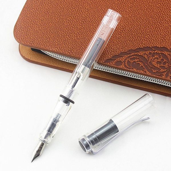 

fountain pens jinhao 599a plastic pen 0.38mm extra fine nib ink for gift office stationery supplies