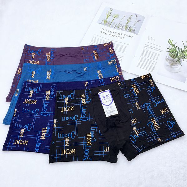 a variety of fabrics middle waist boxer pants large size pant length men's panties, Black;white
a variety of fabrics middle waist boxer pants large size pant length men's panties, Black;white