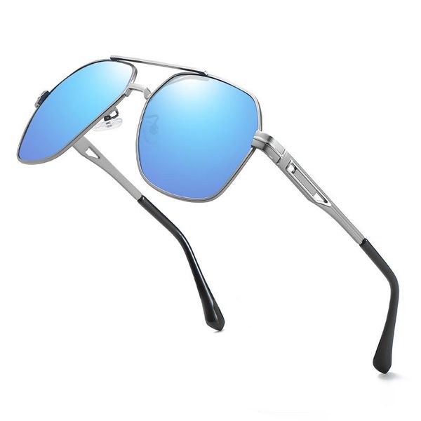 sunglasses aluminum arm spring hinge polarized women men retro pilot uv400, White;black
sunglasses aluminum arm spring hinge polarized women men retro pilot uv400, White;black