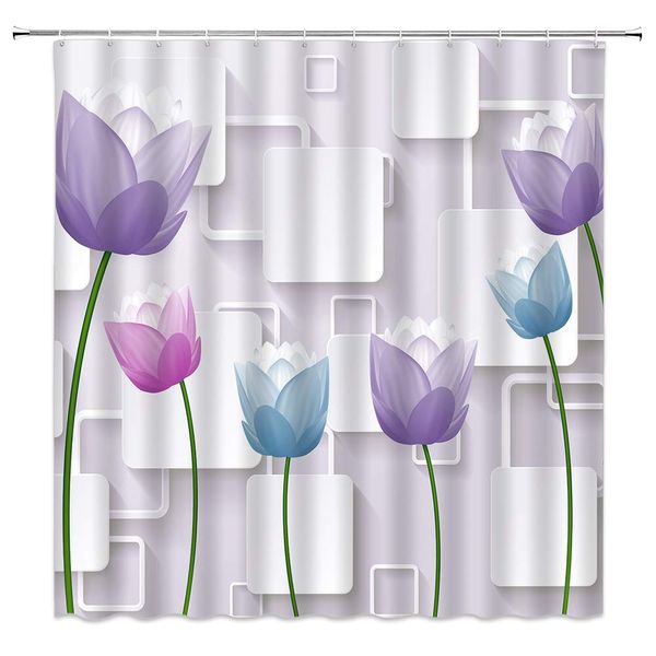 creative flower shower curtain blossom floral with stalk in geometric moden wall backdrop romance home decor bathroom curtain
creative flower shower curtain blossom floral with stalk in geometric moden wall backdrop romance home decor bathroom curtain