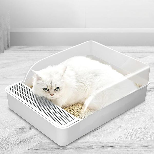 small animal supplies pet large semi-enclosed litter box with removable anti-splashing cat toilet
small animal supplies pet large semi-enclosed litter box with removable anti-splashing cat toilet