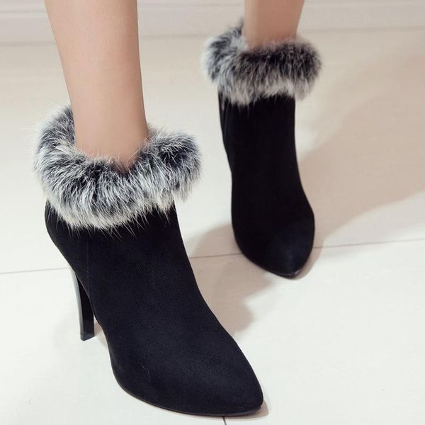 boots winter high-heel shoes woman pointed toe ankle for zipper escarpin femme aiguille chaussures femmes t nouveau#3, Black
boots winter high-heel shoes woman pointed toe ankle for zipper escarpin femme aiguille chaussures femmes t nouveau#3, Black