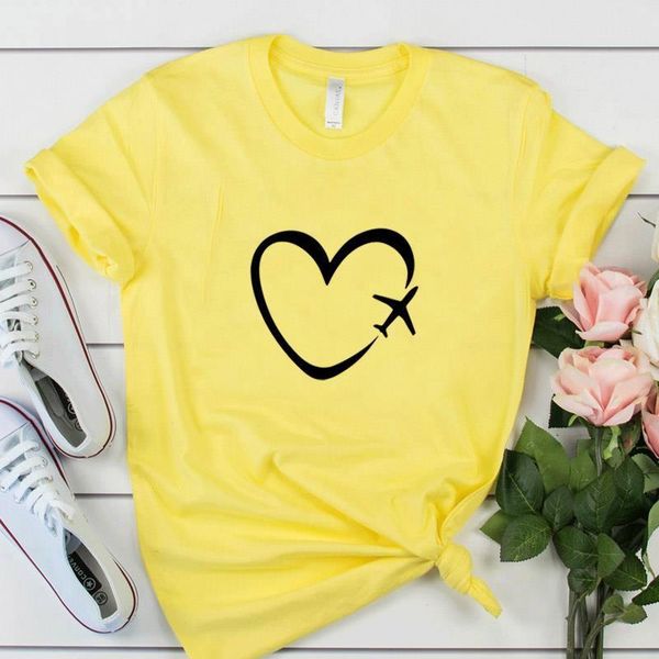 travel plane heart love womens t shirt short sleeve summer casual tee femme tumblr graphic tees, White
travel plane heart love womens t shirt short sleeve summer casual tee femme tumblr graphic tees, White