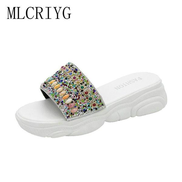 size 35-51 nice summer women slippers fashion decoration platform shoes woman flat heels female colourful flip flops, Black
size 35-51 nice summer women slippers fashion decoration platform shoes woman flat heels female colourful flip flops, Black