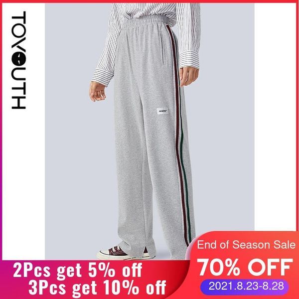 women's pants & capris toyouth women trousers autumn elastic waist black gary loose casual straight wide leg sport, Black;white
women's pants & capris toyouth women trousers autumn elastic waist black gary loose casual straight wide leg sport, Black;white
