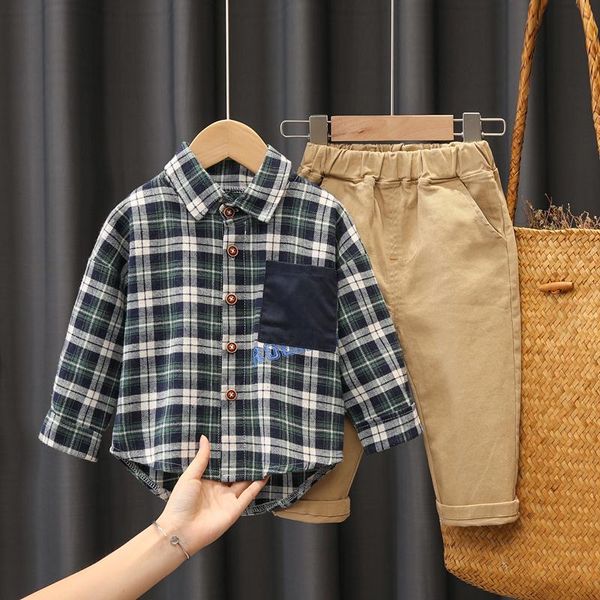 clothing sets ienens cotton shirts + pants baby casual outfits 1 2 3 4 years kids long sleeve clothes suit children boy dress, White
clothing sets ienens cotton shirts + pants baby casual outfits 1 2 3 4 years kids long sleeve clothes suit children boy dress, White