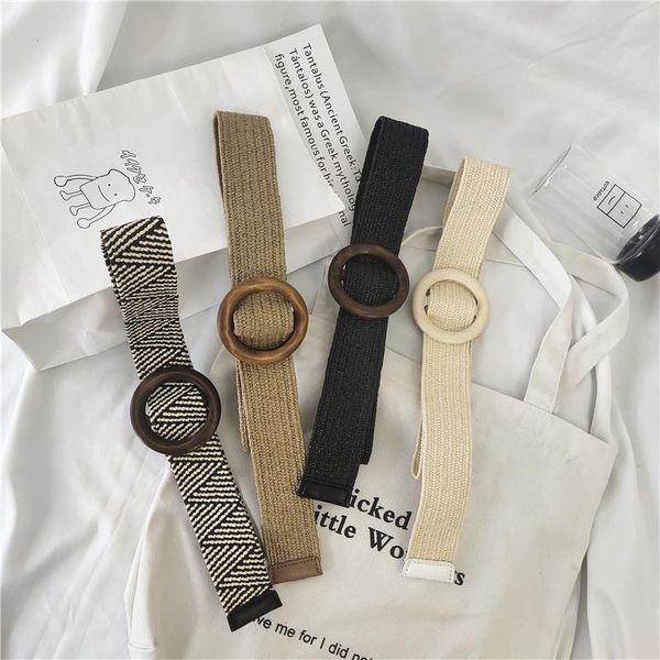 belts braided belt wood buckle summer vacation dress wide mori girls harajuku for women, Black;brown
belts braided belt wood buckle summer vacation dress wide mori girls harajuku for women, Black;brown