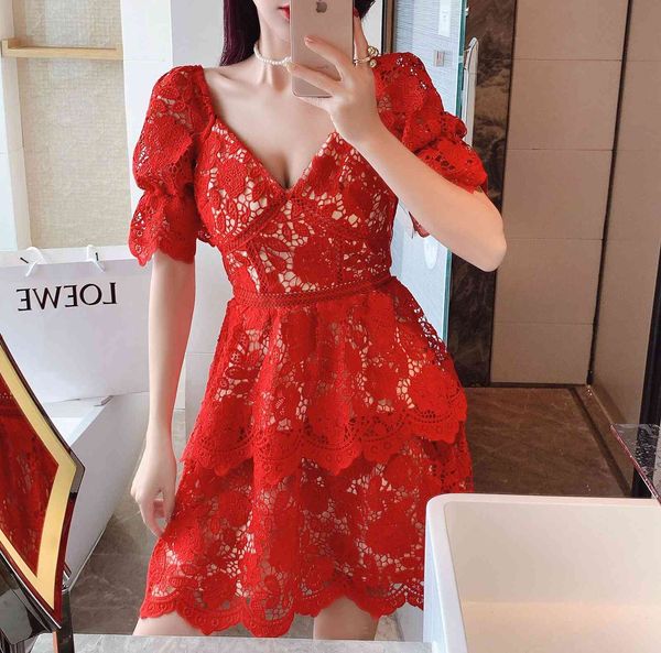 dresses summer self portrait lace women hollow out crochet sleeve high waist blackless two layer cake mini, Black;gray
dresses summer self portrait lace women hollow out crochet sleeve high waist blackless two layer cake mini, Black;gray