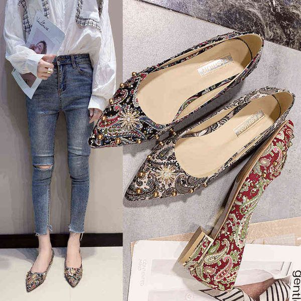 dress shoes national style flower women flats rivets slip on shoes woman loafers retro ballet flats ladies designer shoes zapatos mujer 7722, Black
dress shoes national style flower women flats rivets slip on shoes woman loafers retro ballet flats ladies designer shoes zapatos mujer 7722, Black