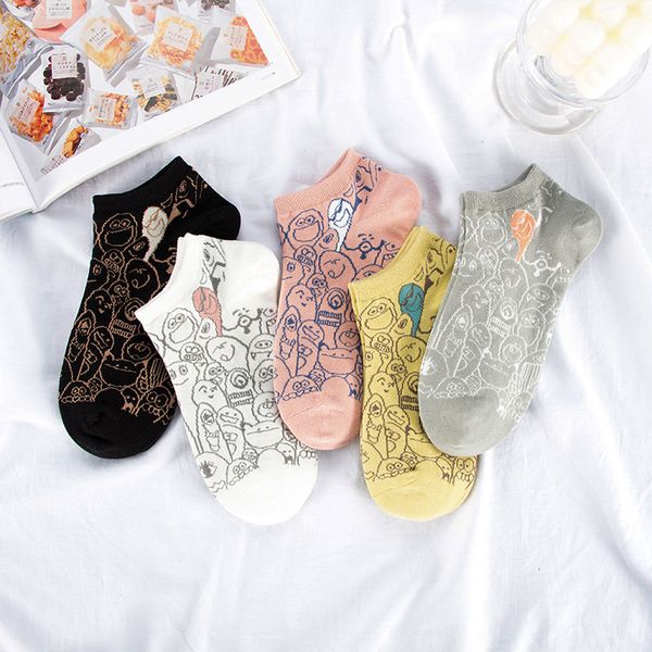 socks women's cartoon in summer, Black;white
socks women's cartoon in summer, Black;white