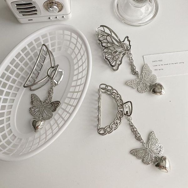 hair accessories fashion geometric catch clip ins silver color metal semicircle butterfly pendant female hairpin women
hair accessories fashion geometric catch clip ins silver color metal semicircle butterfly pendant female hairpin women