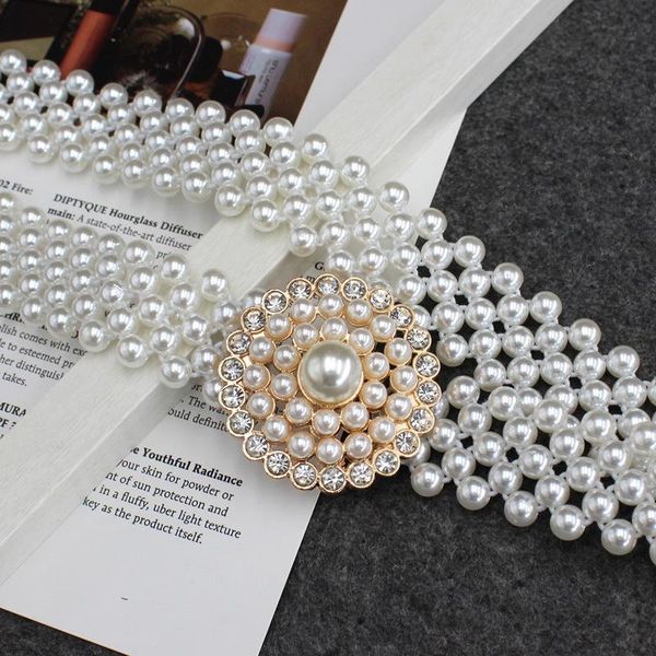 belts elegant decoration summer wild ladies pearl belt elastic waistband double row four rows with skirt fashionable, Black;brown
belts elegant decoration summer wild ladies pearl belt elastic waistband double row four rows with skirt fashionable, Black;brown