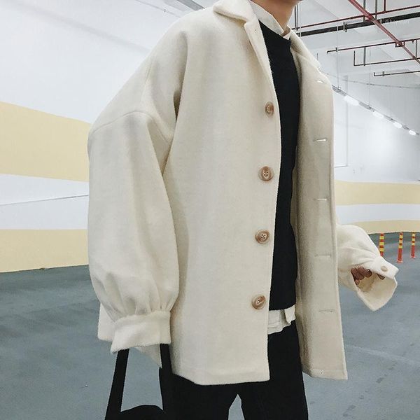 wool & blends winter korean style men's fashion casual short woolen coat streetwear loose jacket men overcoat s-2xl1 blfs, Black
wool & blends winter korean style men's fashion casual short woolen coat streetwear loose jacket men overcoat s-2xl1 blfs, Black