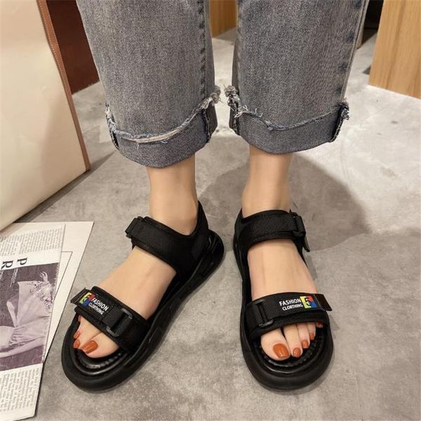 sandals women's summer shoes comfortable female beach outdoor platform buckle non-slip feetwear, Black
sandals women's summer shoes comfortable female beach outdoor platform buckle non-slip feetwear, Black