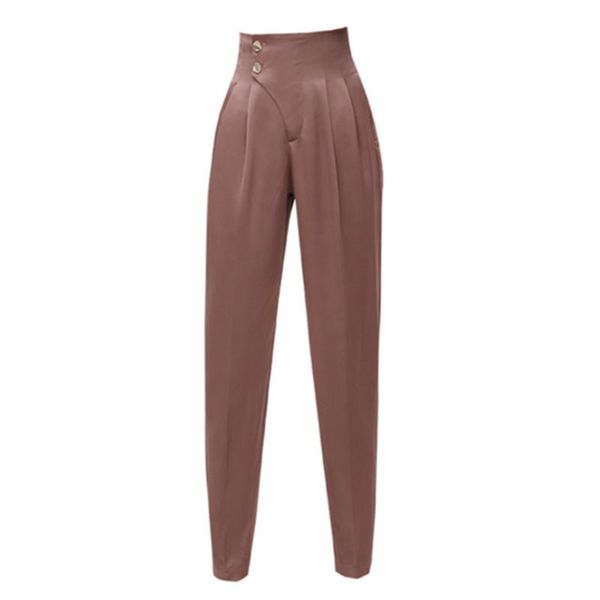 women's pants & capris elegant formal high waist harem straight women bottom 2022 spring ol solid fashion loose suit trousers female, Black;white
women's pants & capris elegant formal high waist harem straight women bottom 2022 spring ol solid fashion loose suit trousers female, Black;white