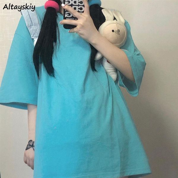 women's t-shirt plus size s-3xl solid 5 quarter sleeve t-shirts women simple basic teens oversize all-match loose o-neck ulzzang, White
women's t-shirt plus size s-3xl solid 5 quarter sleeve t-shirts women simple basic teens oversize all-match loose o-neck ulzzang, White