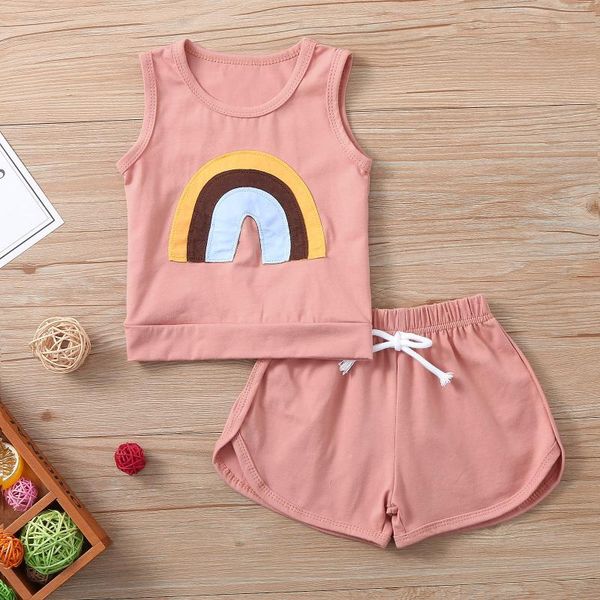 toddler kids baby girls boys rainbow vest tee shorts outfits set clothes baby's sets clothing girl, White
toddler kids baby girls boys rainbow vest tee shorts outfits set clothes baby's sets clothing girl, White