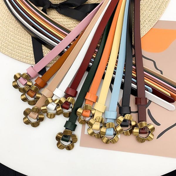 belts 1pc women belt leather solid color flower buckle waistband fashion simple casual durable dress decoration ladies accessories, Black;brown
belts 1pc women belt leather solid color flower buckle waistband fashion simple casual durable dress decoration ladies accessories, Black;brown