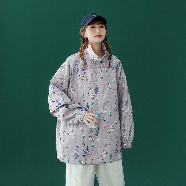 women's jackets women jacket spring and autumn cartoon bomber casual loose plus size street hip hop windbreaker 2021, Black;brown
women's jackets women jacket spring and autumn cartoon bomber casual loose plus size street hip hop windbreaker 2021, Black;brown