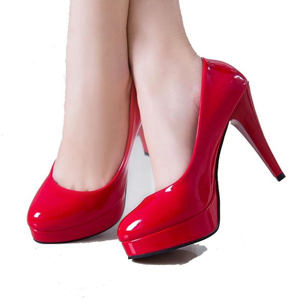 dress shoes sale lady high heels round toe women pumps 11cm heel colorful office ladies sweet 41 42, Black
dress shoes sale lady high heels round toe women pumps 11cm heel colorful office ladies sweet 41 42, Black