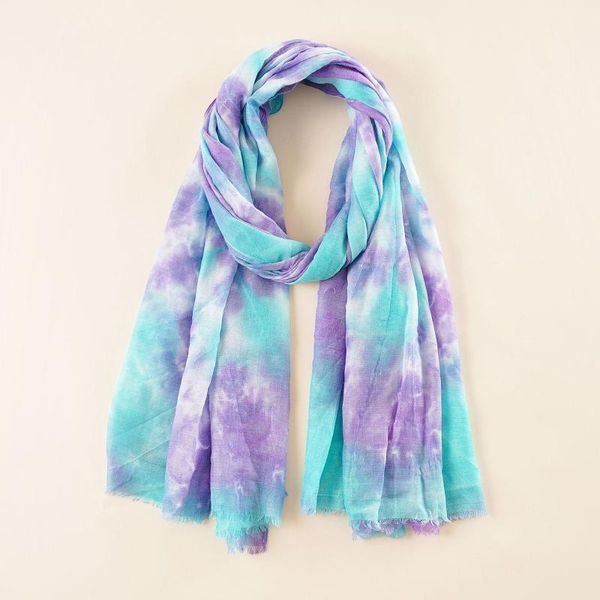 scarves women cotton and linen thin scarf travel fashion casual tie-dye printed beach sunscreen shawl accessories, Blue;gray
scarves women cotton and linen thin scarf travel fashion casual tie-dye printed beach sunscreen shawl accessories, Blue;gray