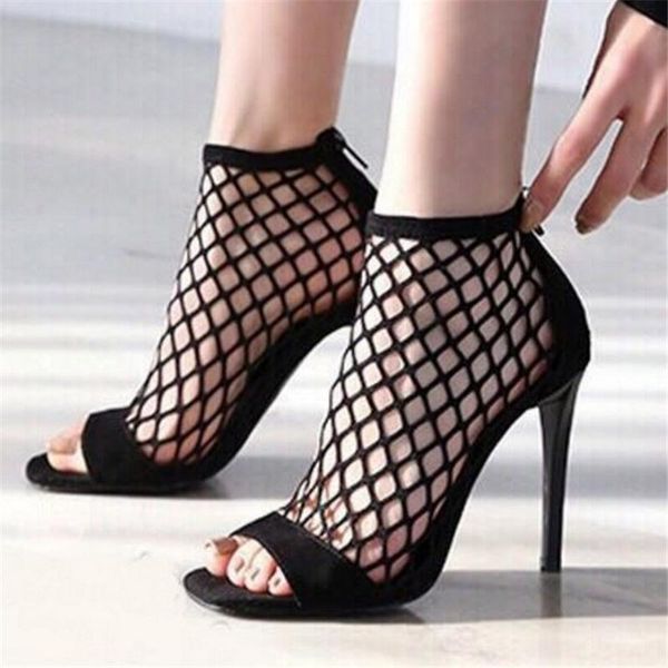 super high banquet women's sandals mesh hollow suede mature female roman style heel 35-40, Black
super high banquet women's sandals mesh hollow suede mature female roman style heel 35-40, Black