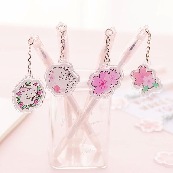 gel pens cute kawaii pink pen for kids gift school office stationery cartoon pendant cherry blossom flower black ink 0.38mm wholesale
gel pens cute kawaii pink pen for kids gift school office stationery cartoon pendant cherry blossom flower black ink 0.38mm wholesale