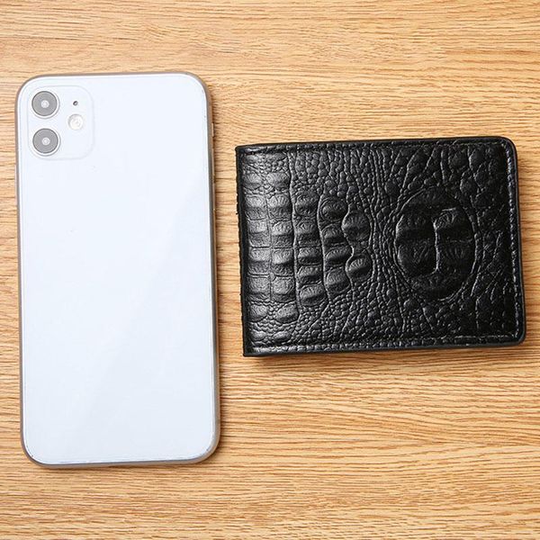 card holders 1pc classic crocodile pattern coin purse id case neutral leather holder credit bag textured driver's license, Brown;gray
card holders 1pc classic crocodile pattern coin purse id case neutral leather holder credit bag textured driver's license, Brown;gray