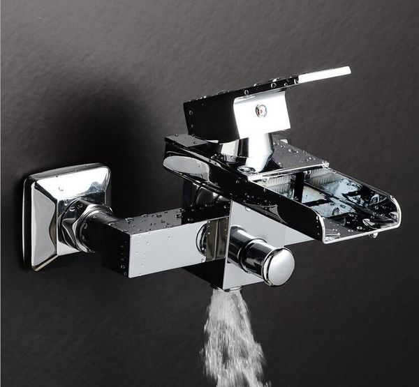 single handle wall mounted waterfall bathtub faucet, bathroom contemporary copper bath and shower faucet mixer sets
single handle wall mounted waterfall bathtub faucet, bathroom contemporary copper bath and shower faucet mixer sets