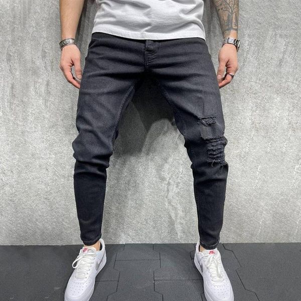 men's jeans solid color casual slim feet european and american style washed denim trousers streetwear men 2021, Blue
men's jeans solid color casual slim feet european and american style washed denim trousers streetwear men 2021, Blue