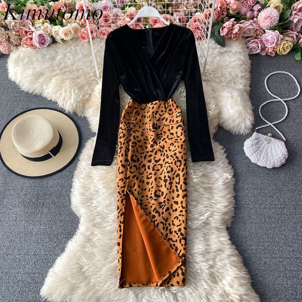 kimutomo vintage women dress spring autumn fashion female v-neck fake two piece patchwork leopard vestido midi elegante 210521, Black;gray
kimutomo vintage women dress spring autumn fashion female v-neck fake two piece patchwork leopard vestido midi elegante 210521, Black;gray