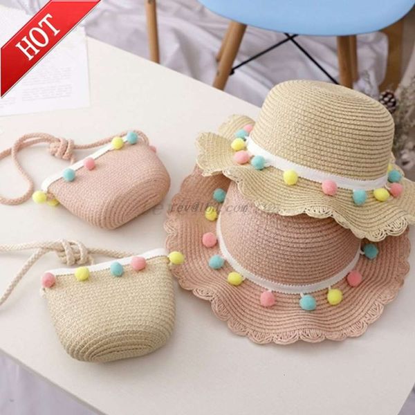 girls wide kids rand straw woven zones beach hat colorful pompom bal zomer floppy emmer cap portable handbag panama, Blue;gray
girls wide kids rand straw woven zones beach hat colorful pompom bal zomer floppy emmer cap portable handbag panama, Blue;gray