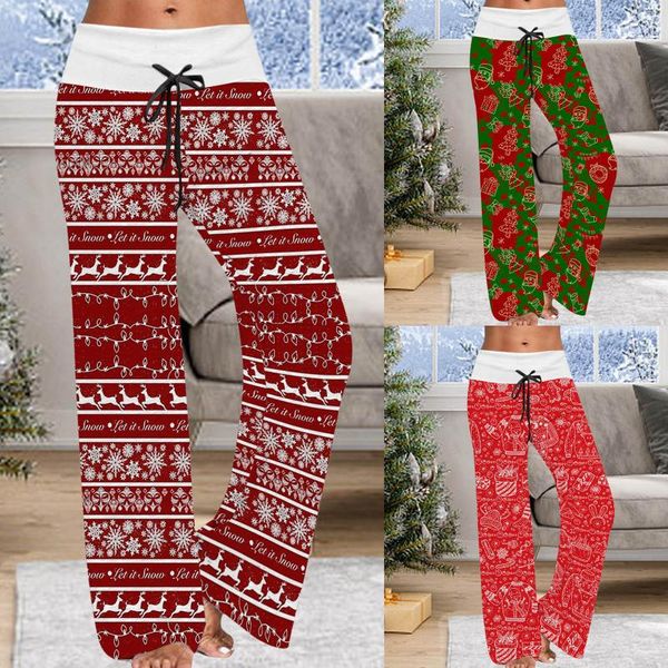 women's pants & capris christmas causal exercise yuga loose print mid waist drawstring long wide leg sports, Black;white
women's pants & capris christmas causal exercise yuga loose print mid waist drawstring long wide leg sports, Black;white