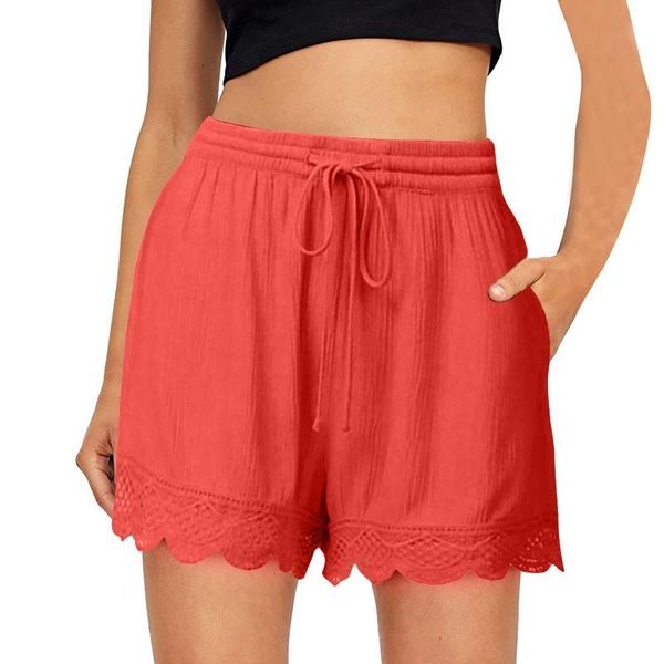 women's shorts women casual plus size homewear elastic drawstring ruffles solid color short yo-ga workout feminino, White;black
women's shorts women casual plus size homewear elastic drawstring ruffles solid color short yo-ga workout feminino, White;black