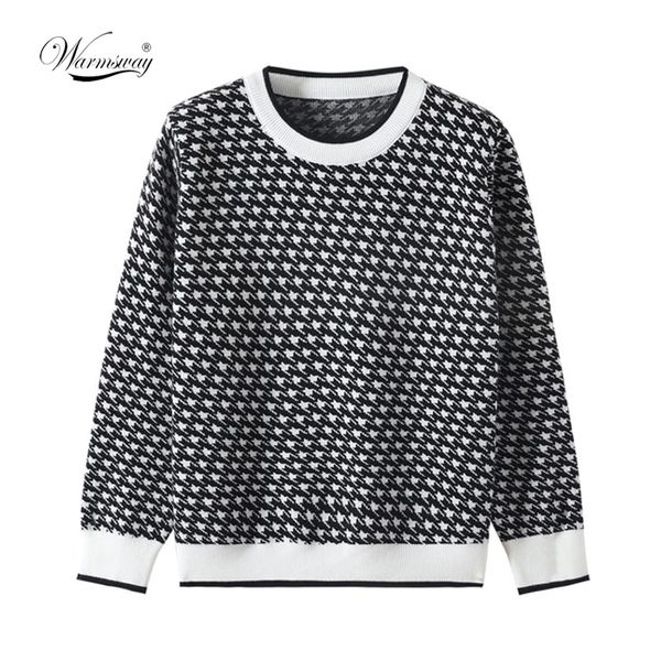 women geometric khaki knitted sweater casual houndstooth lady pullover sweater female autumn winter retro jumper c-272, White;black
women geometric khaki knitted sweater casual houndstooth lady pullover sweater female autumn winter retro jumper c-272, White;black