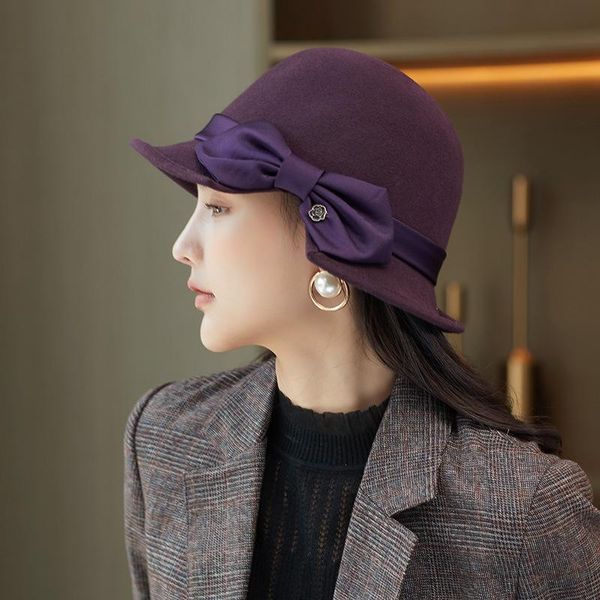 stingy brim hats women party formal headwear lady winter fashion felt fedora asymmetric cloche hat bowknot 100% wool, Blue;gray
stingy brim hats women party formal headwear lady winter fashion felt fedora asymmetric cloche hat bowknot 100% wool, Blue;gray