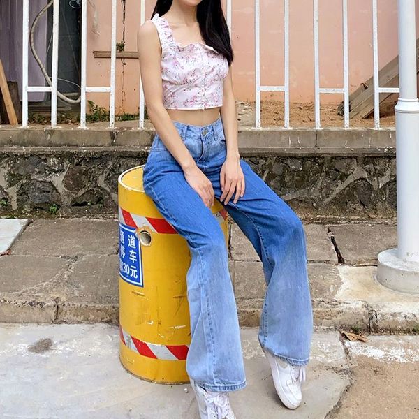 loose wide-legged denim pants high waist women jeans gradient casual fashion street style trousers female bottom women's, Blue
loose wide-legged denim pants high waist women jeans gradient casual fashion street style trousers female bottom women's, Blue