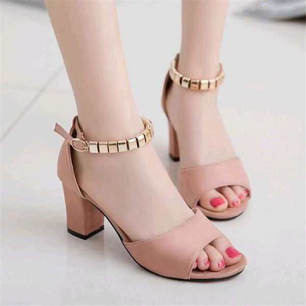 summer style buckle roman thick with sandals female korean casual high heels beaded fish, Black
summer style buckle roman thick with sandals female korean casual high heels beaded fish, Black