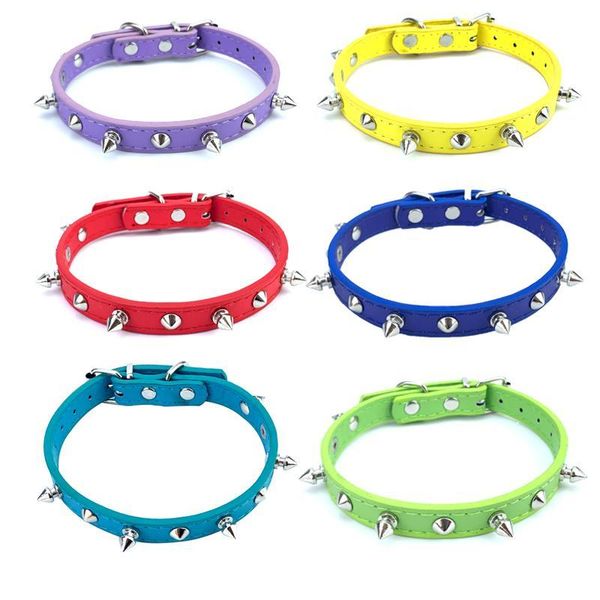 dog collars & leashes adjustable leather spikde pets collar pu rivets cats small medium dogs puppy studded pet necklace accessories
dog collars & leashes adjustable leather spikde pets collar pu rivets cats small medium dogs puppy studded pet necklace accessories