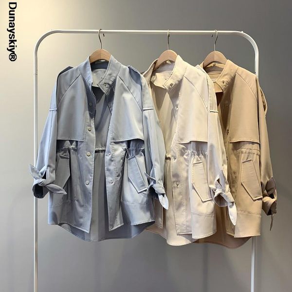 women's trench coats 2021 autumn winter cargo windbreaker drawstring vintage pockets outerwear oversize, Tan;black
women's trench coats 2021 autumn winter cargo windbreaker drawstring vintage pockets outerwear oversize, Tan;black