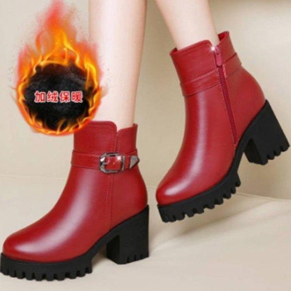 boots ankle women shoes 2021 solid square heels winter woman lace-up snow ladies warm plush, Black
boots ankle women shoes 2021 solid square heels winter woman lace-up snow ladies warm plush, Black
